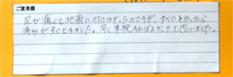 草加整骨院 患者様からの声