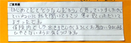 草加整骨院 患者様からの声